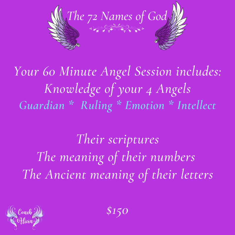 Guardian Angel Masterclass, Coach Alicia, 72 names of God, Alicia Bozza